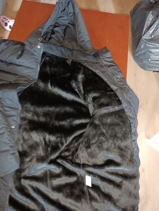 Chaqueta Pluma Sintética Hombre XL Negra
