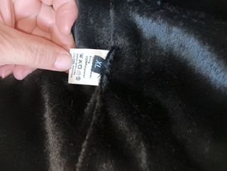 Chaqueta Pluma Sintética Hombre XL Negra