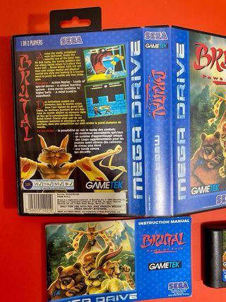 Juego Brutal Paws of Fury para Sega megadrive