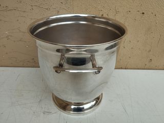 Secchio secchiello porta-ghiaccio OLRI argentato