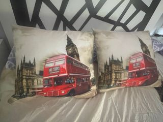 Funda nórdica y cortinas Londres 135cm