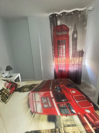 Funda nórdica y cortinas Londres 135cm