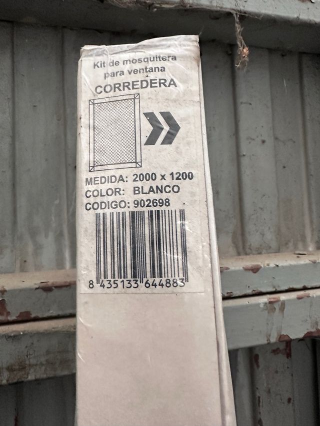 Mosquitera ventana corredera 200x120cm