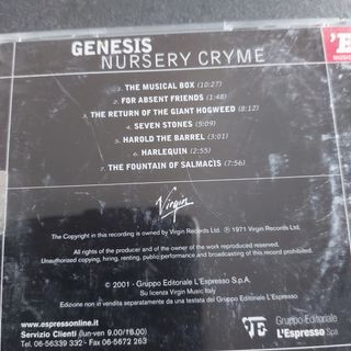 CD Nursery Cryme Genesis
