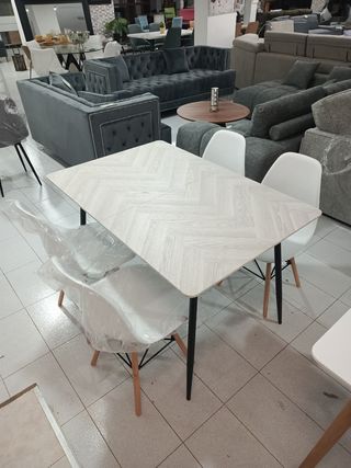 SUPER OFERTA MESA EXTENSIBLE +4 SILLAS
