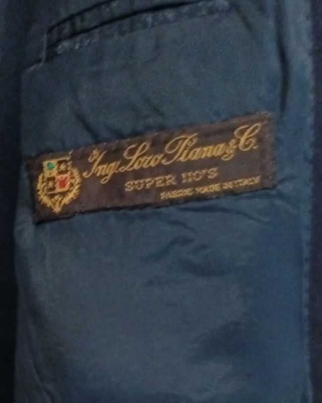 Giacca Sartoria Fusco Uomo - blu - fresco lana