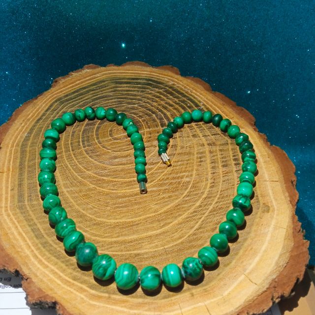 Collana Malachite pregiata di Congo