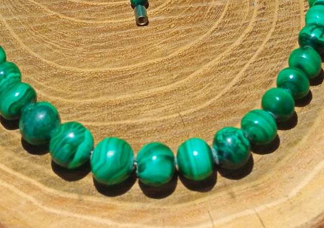 Collana Malachite pregiata di Congo