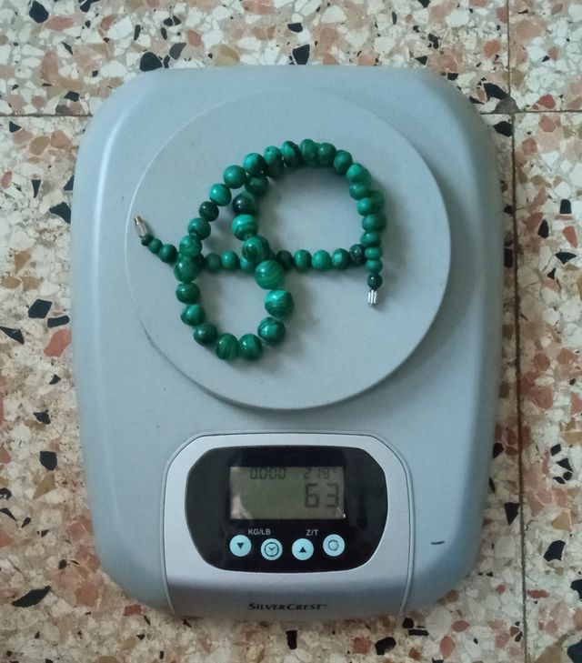 Collana Malachite pregiata di Congo