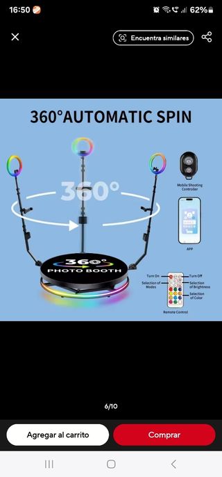 Photocall giratorio 360º