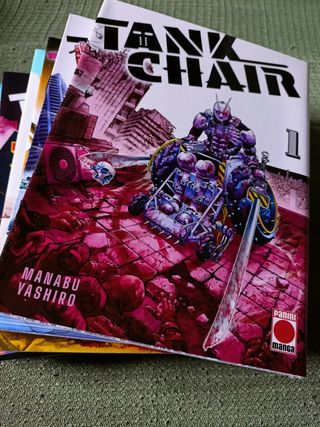 Pack 6 tomos manga Tank chair (1-6)  Panini JUNTOS
