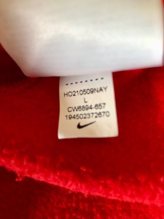 Sudadera Nike roja