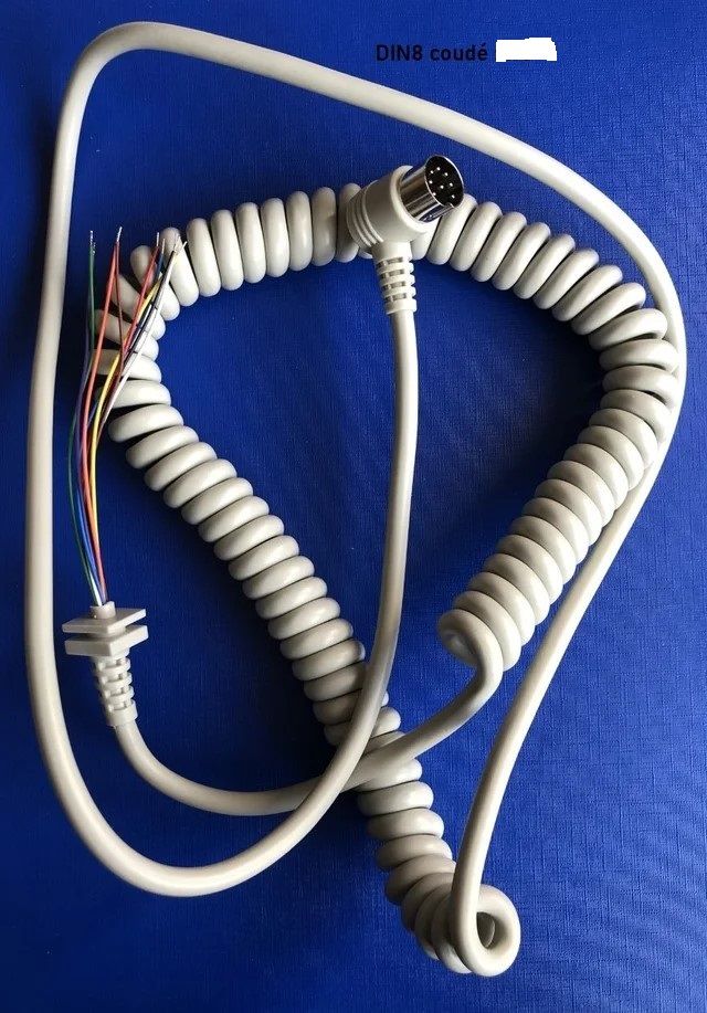 Cables rizados para reparar mandos