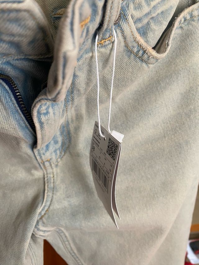 Vaquero Mango azul claro modelo Blanca talla 38