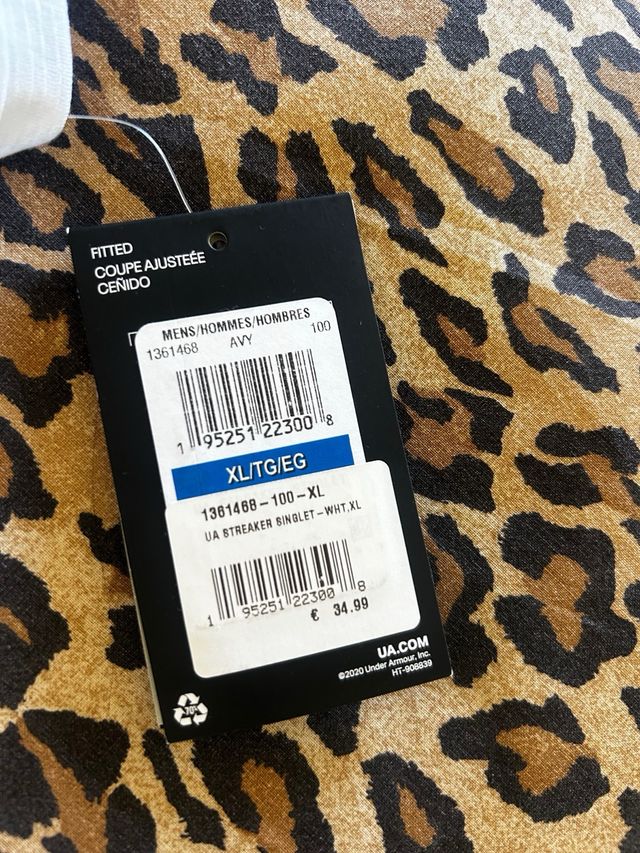 Camiseta hombre de tirantes deportiva