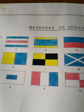 Banderas gallardetes gallardetones navales