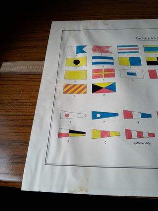 Banderas gallardetes gallardetones navales