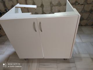 Muebles cocina blancos - 5 unidades