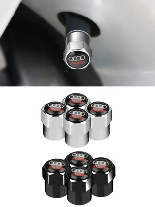 4 Uds. tapón para válvula Audi,metal.
