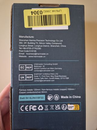 Rilevatore di tubi e metalli