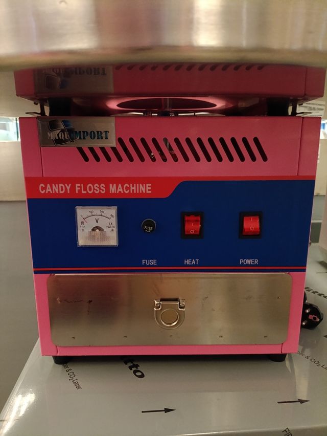 Máquina eléctrica de algodón dulce industrial.