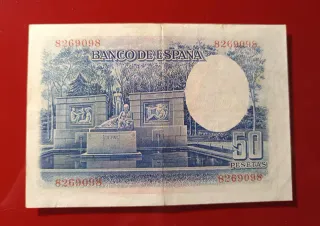 Billete 50 Pesetas 1935 – Santiago Ramón y Cajal