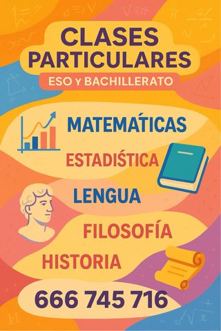 Clases particulares ESO y Bachillerato