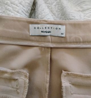 Traje pantalón beige Woman Collection