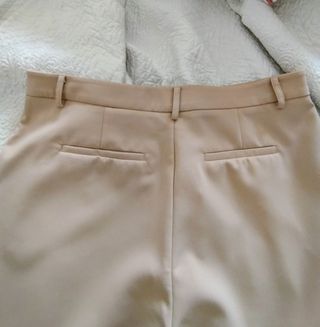 Traje pantalón beige Woman Collection