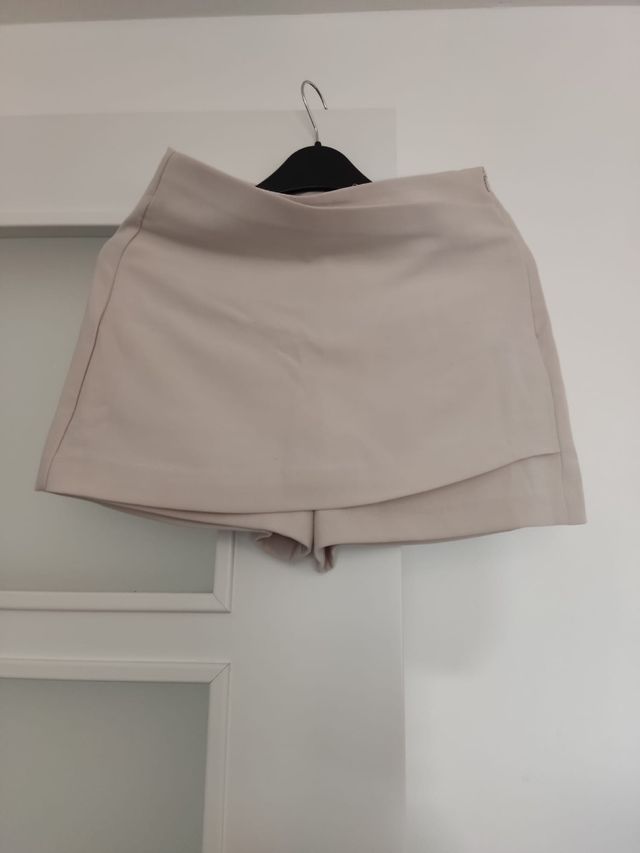 Falda pantalón beige XS - Nueva