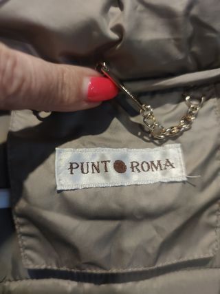 Plumífero beige ligero