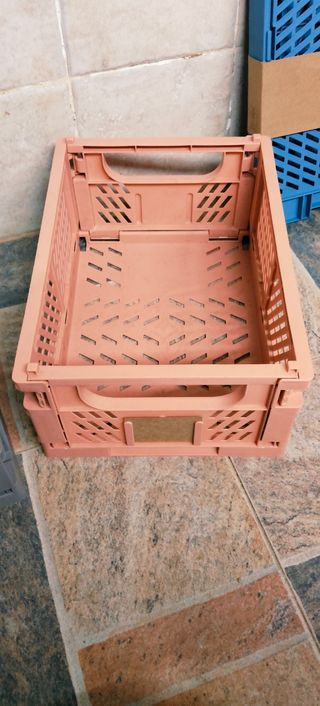 #OFERTA#3 CAJAS APILABLES NUEVAS.TAMAÑO PEQUEÑO.