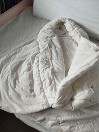 Saco bebé invierno - blanco