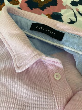 Polo Cortefiel rosa - Talla L