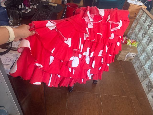 Traje Flamenca lunares rojo