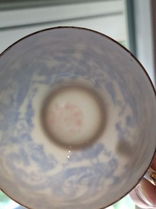 6 antiguas tazas de porcelana china para té o café