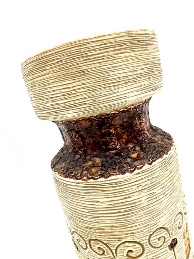 Vaso Ceramica Artistica Aldo Londi Bitossi Seta Anni ‘60 Raro