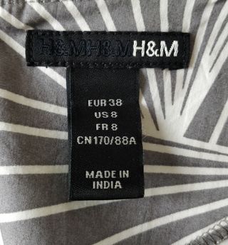 Blusa sin mangas gris HyM - Talla 38