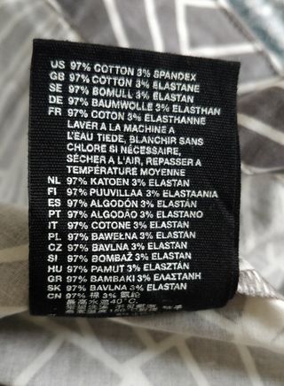 Blusa sin mangas gris HyM - Talla 38