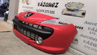 Paragolpes Peugeot 207 Sport/XS Rojo