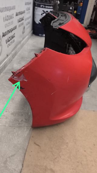 Paragolpes Peugeot 207 Sport/XS Rojo