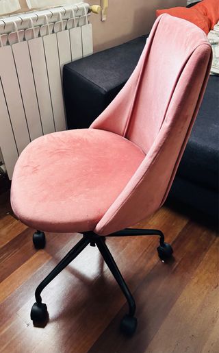 Silla terciopelo escritorio