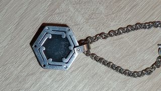 Portachiavi acciaio vintage