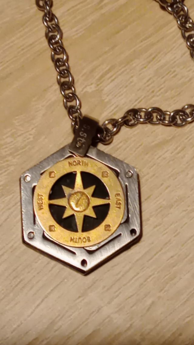 Portachiavi acciaio vintage