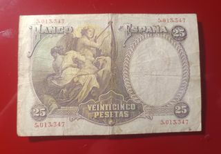 Moneda 25 Pesetas 1931 – Vicente López