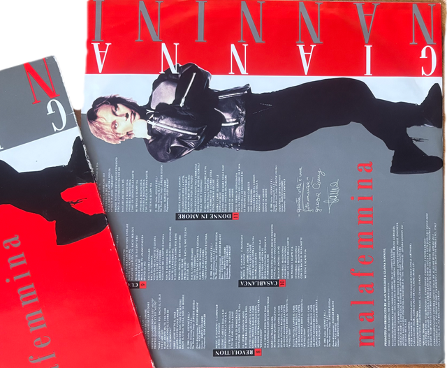 Gianna Nannini Malafemmina vinile 33