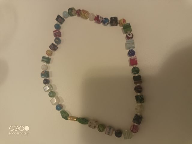 Collar Millefiori multicolor