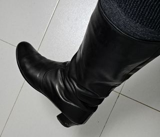Botas piel negras mujer talla 38
