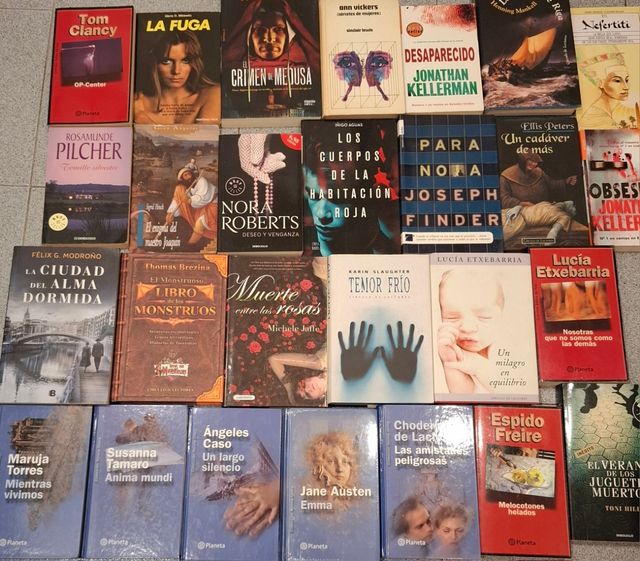 Lote 27 novelas diferentes autores libros