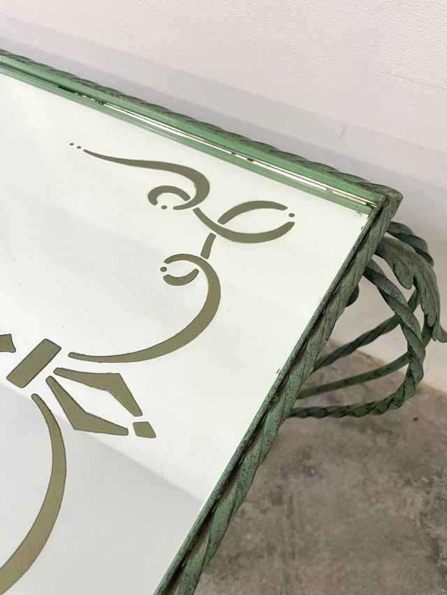 Mesa francesa de centro ó auxiliar vintage